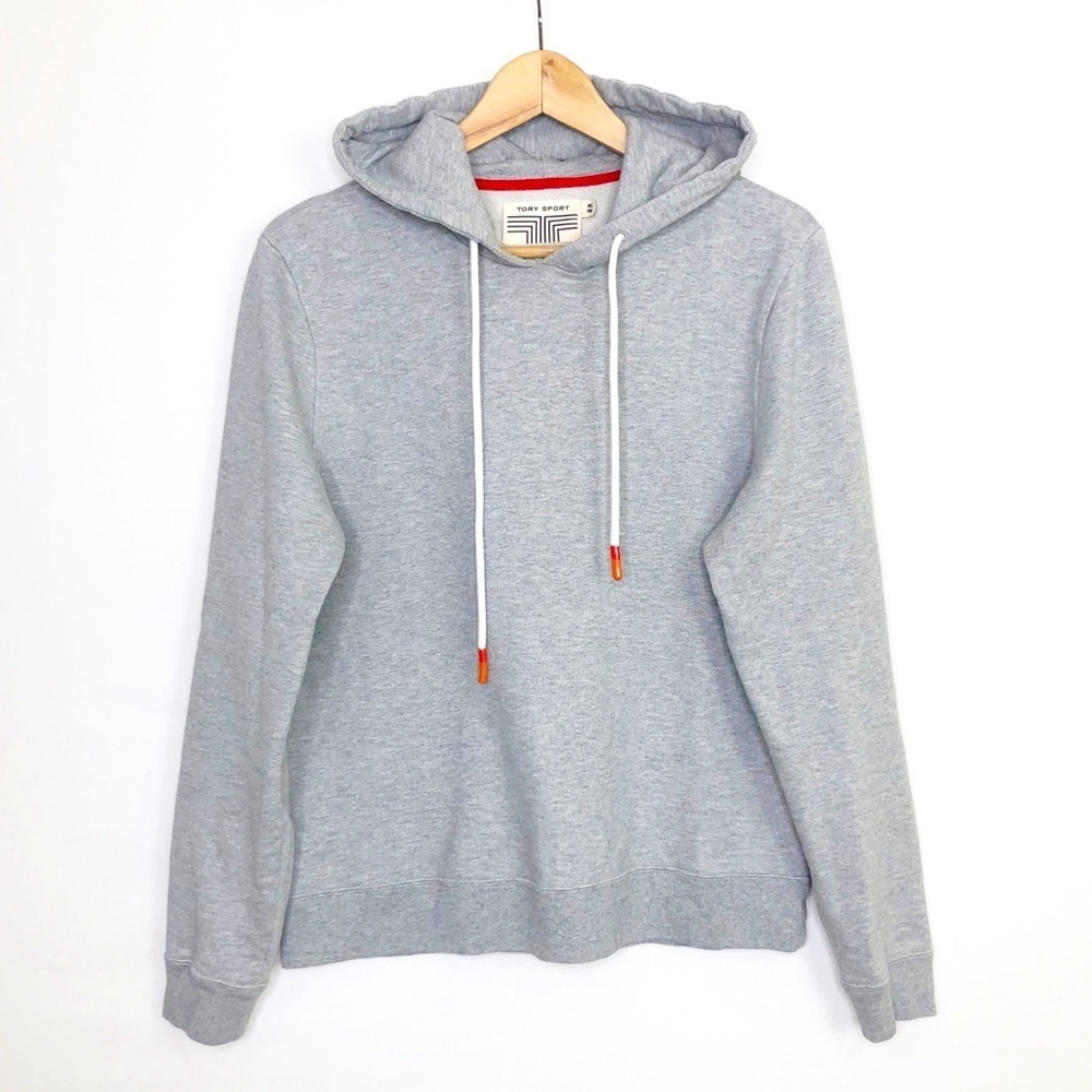 Tory sport XL/TG gray hooded sweatshirt